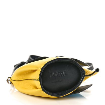 Loewe Calfskin Mini Voysey Elephant Butterfly Crossbody Bag Yellow 4 of 9