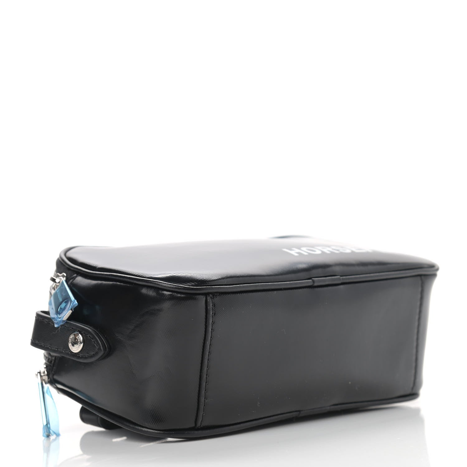 Burberry Coated Canvas Horseferry Print Micro Camera Bag Black 4 of 11