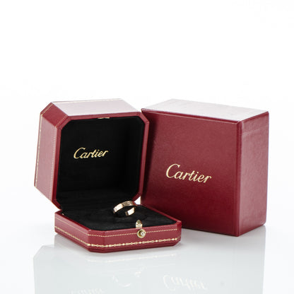 Cartier 18K Pink Gold 3.5mm LOVE Wedding Band Ring 50 5.25 5 of 5