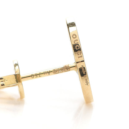 Gucci 18K Yellow Gold GG Tissue Stud Earrings 4 of 6