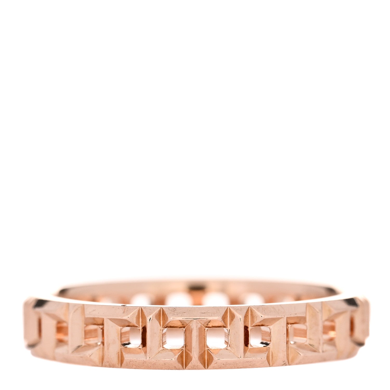 Tiffany 18K Rose Gold Narrow T True Ring 52 6 1 of 4