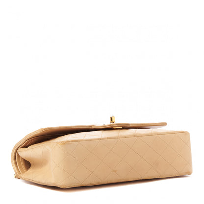 Chanel Lambskin Quilted Medium Double Flap Beige 4 of 11
