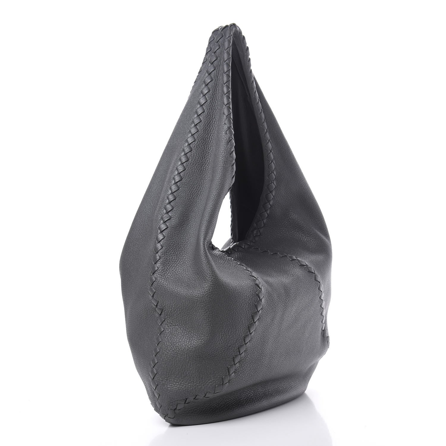 Bottega Veneta Cervo Deerskin Large Hobo Light Grey 3 of 12