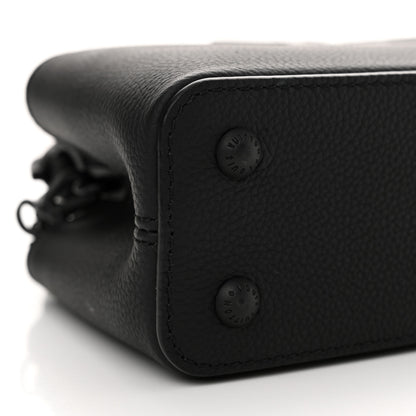 Louis Vuitton Taurillon Capucines Mini Matte Black 8 of 9