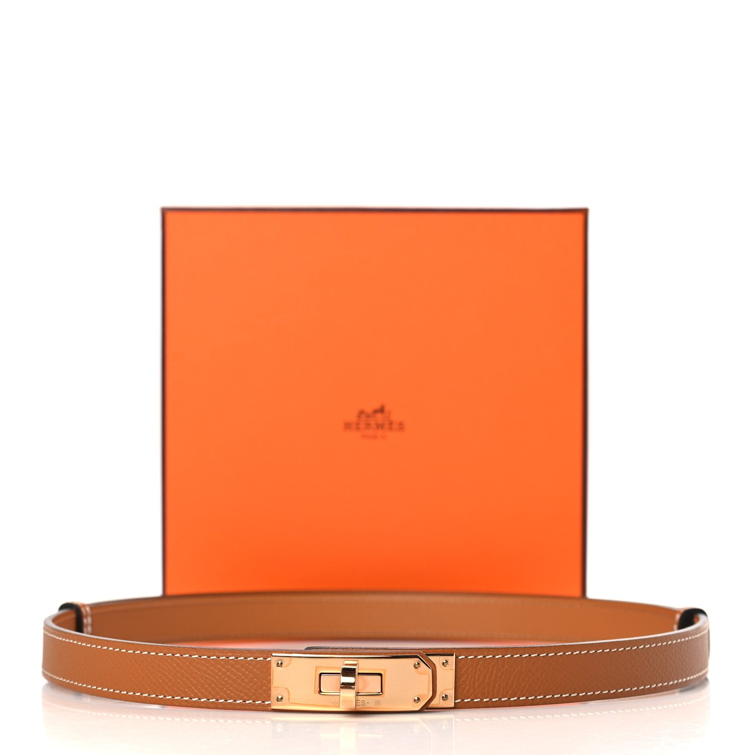Hermes Epsom Kelly Belt Gold 5 of 5