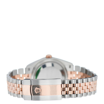 Rolex Stainless Steel 18K Everose Gold 36mm Oyster Perpetual Datejust Watch Slate 126231 3 of 5
