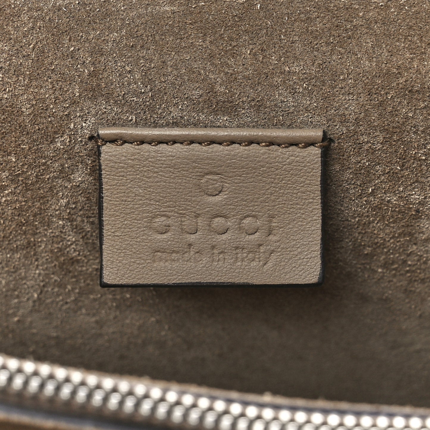 GG Supreme Monogram Small Dionysus Shoulder Bag Taupe