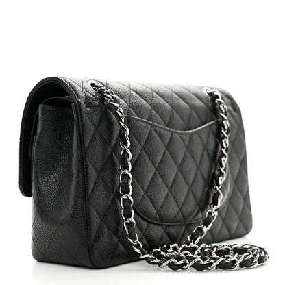 Chanel Caviar Quilted Medium Double Flap Black 3 of 10