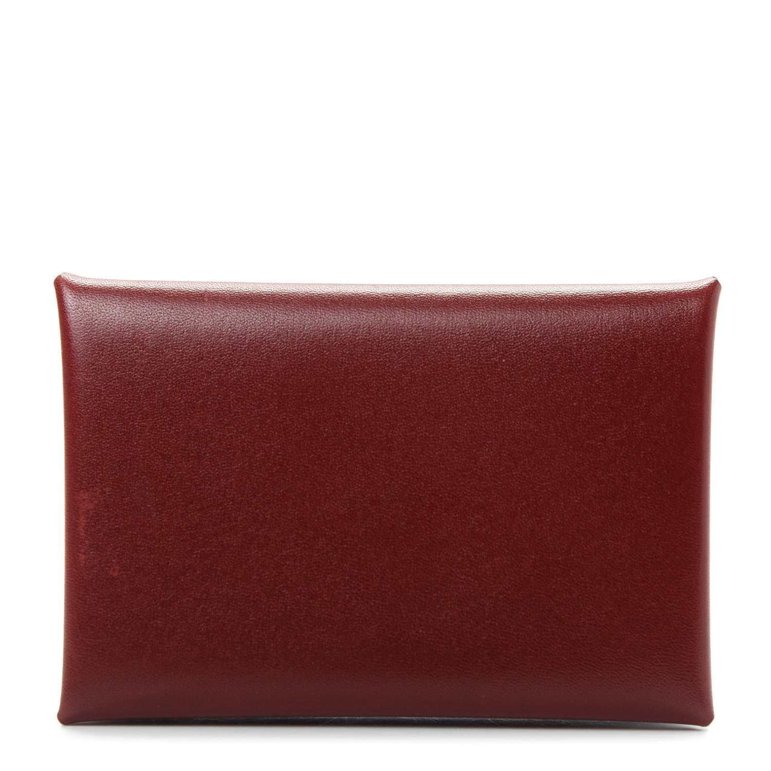 Hermes Box Calvi Card Case Rouge H 1 of 8
