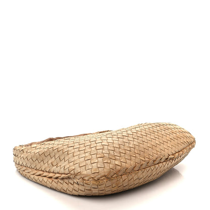 Bottega Veneta Nappa Intrecciato Embossed Medium Veneta Hobo Camel 4 of 13