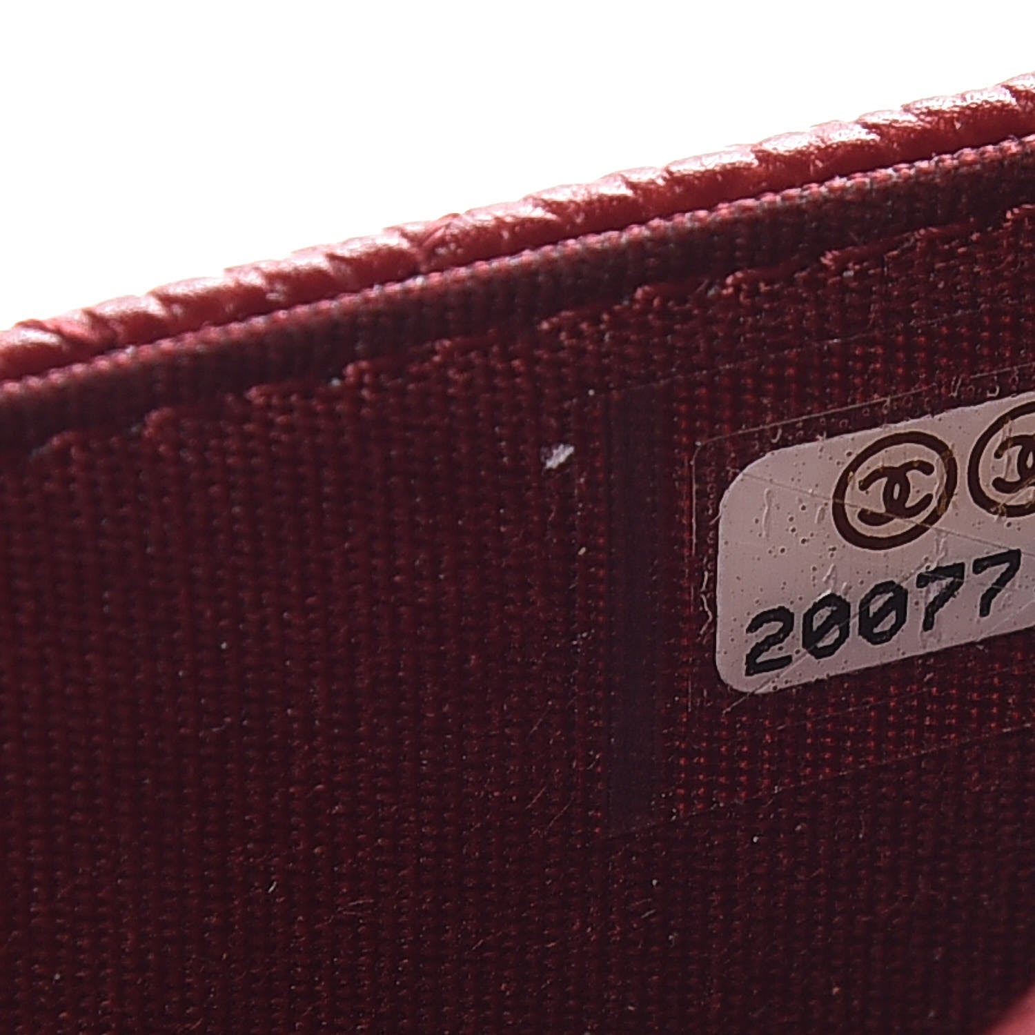 Chanel Caviar Quilted Boy Wallet On Chain WOC Red 10 of 11