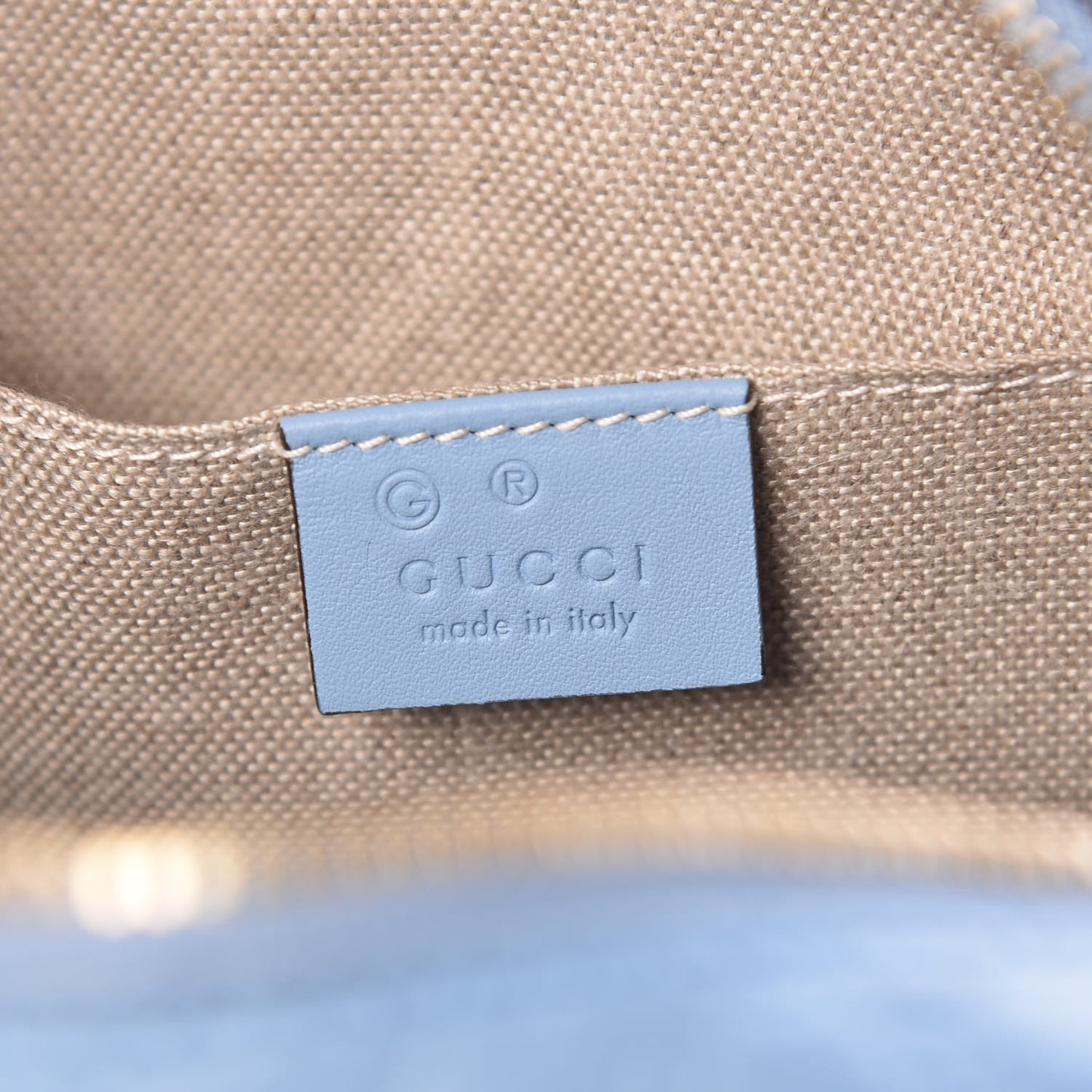 Microguccissima Mini Bree Messenger Bag Mineral Blue