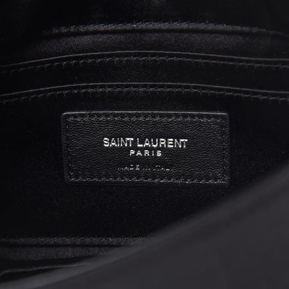 Saint Laurent Sequins Toy West Hollywood Shoulder Bag Nero Argento 7 of 7