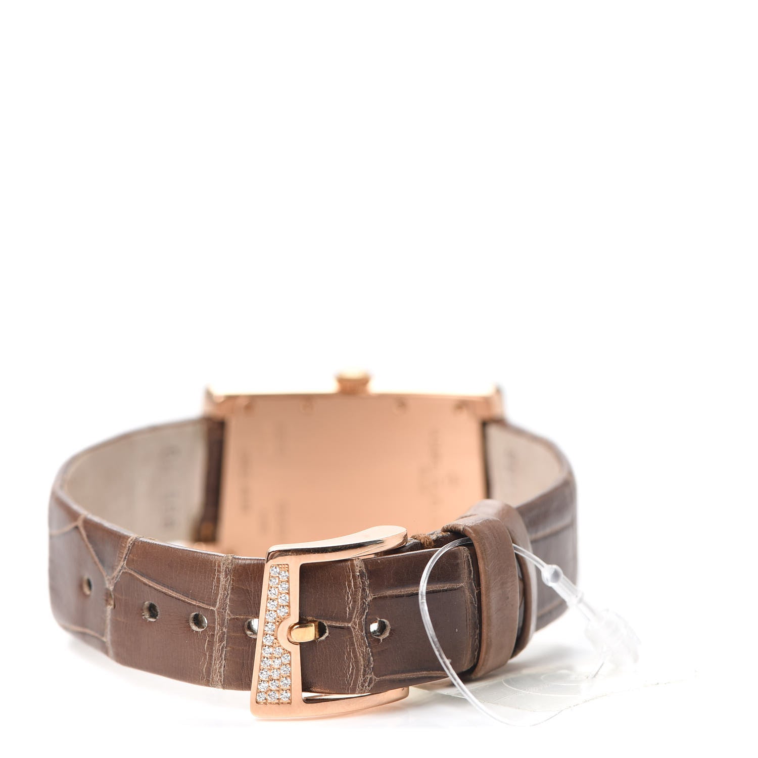 Vacheron Constantin 18K Pink Gold Alligator Diamond Bezel 21mm 1972 Cambree Quartz Watch 25515 3 of 5