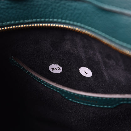Mulberry Classic Grain Small Bayswater Zip Tote Ocean Green 8 of 9