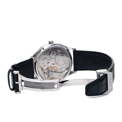 IWC Stainless Steel Alligator 44mm Portugieser Manual Winding Watch IW545405 5 of 6