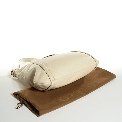 Gucci Calfskin Web Britt Medium Hobo Off White 4 of 8