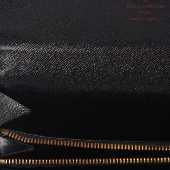 Louis Vuitton Epi Sarah Wallet Black 6 of 9