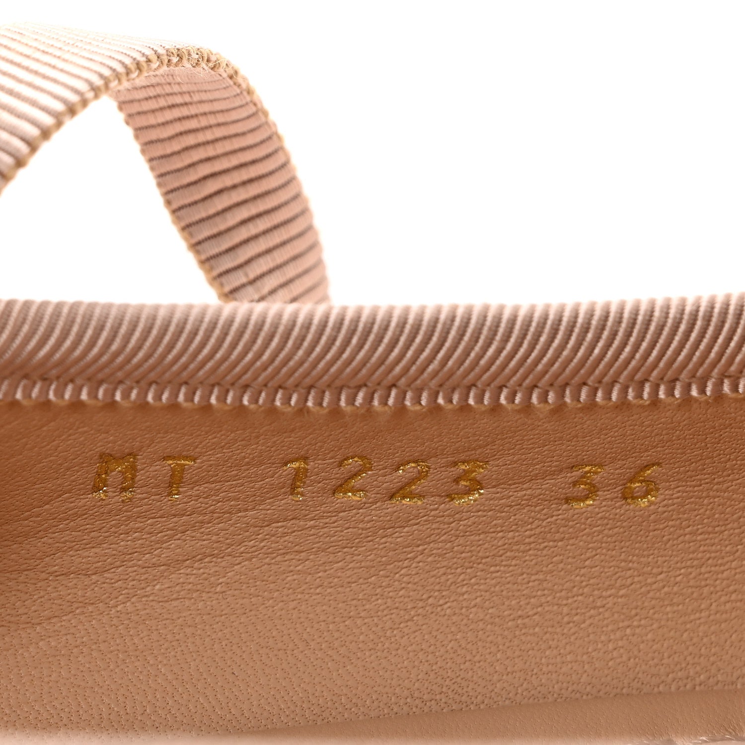 Christian Dior Satin Grosgrain D-Joy Ballet Flats 36 Beige Rose 9 of 10