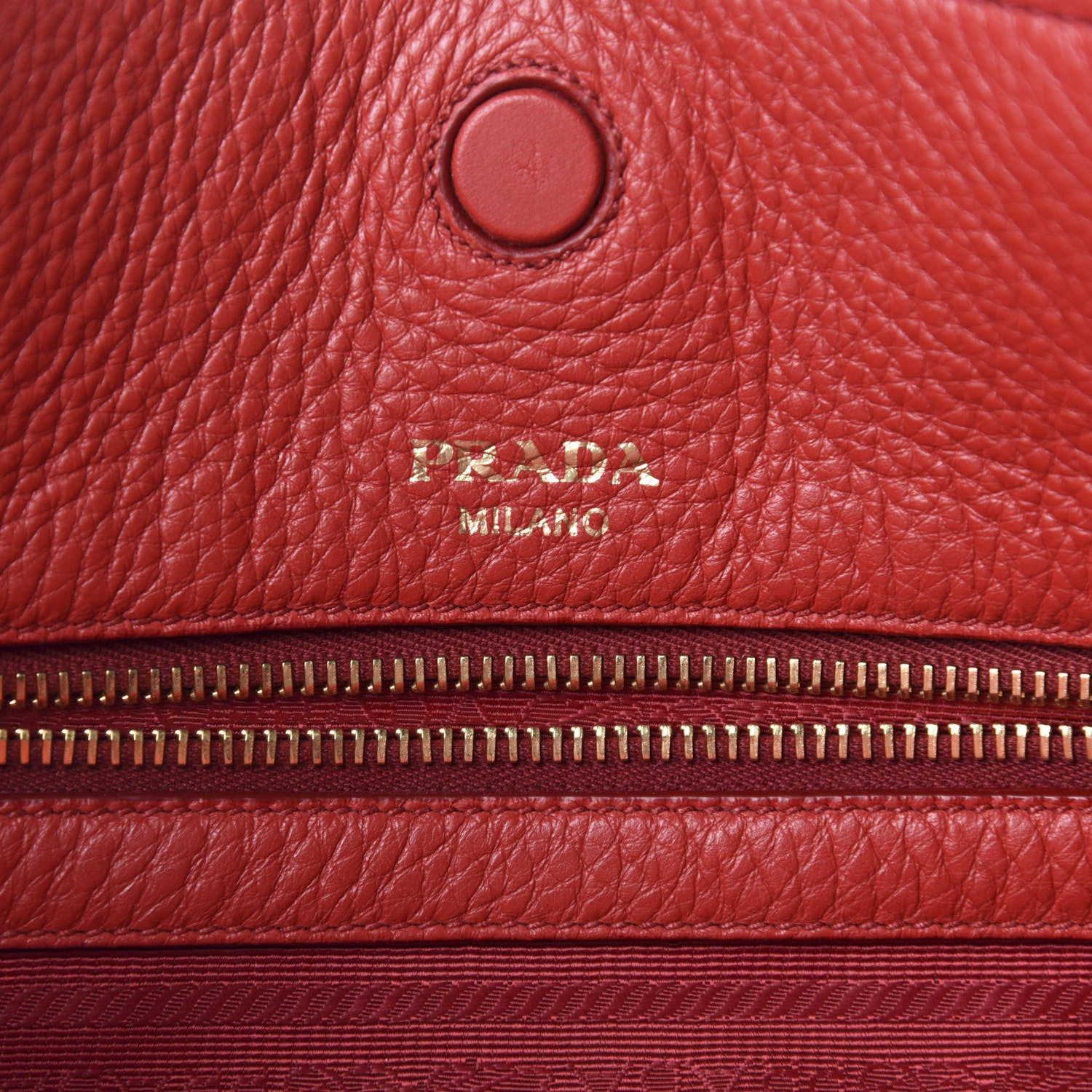 Prada Vitello Daino Pocket Shopping Tote Rosoo 8 of 11