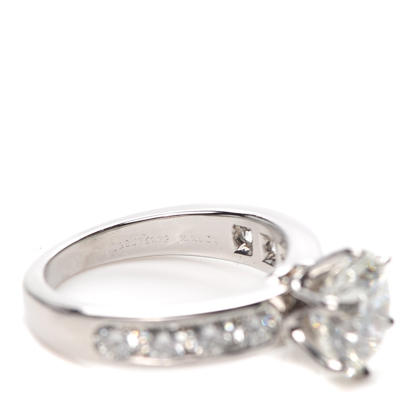 Platinum Diamond 2.23ct Engagement Ring 50 5.25