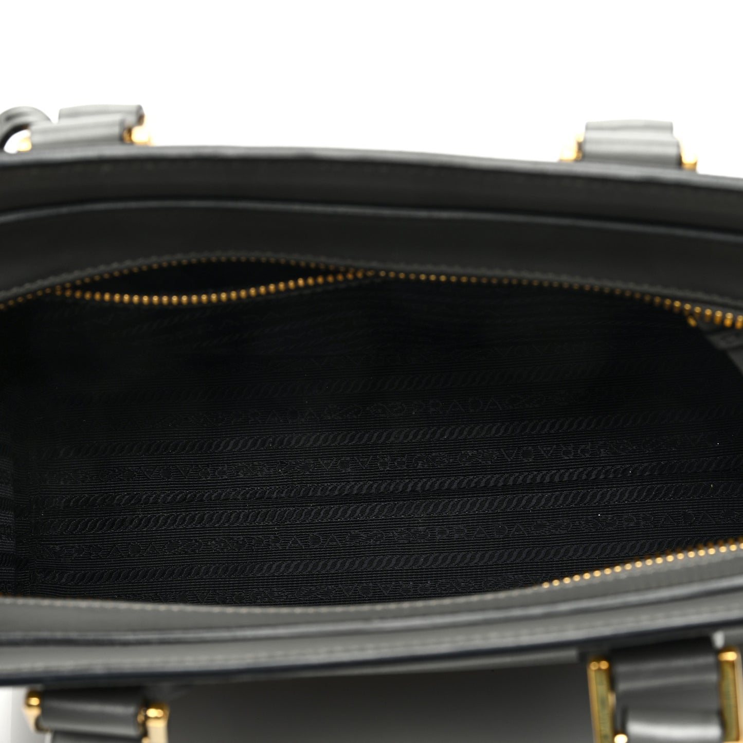 Saffiano Soft Calfskin Small Zippered Tote Marmo