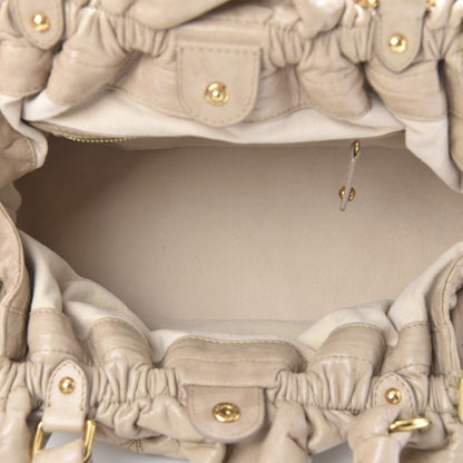 Louis Vuitton Lambskin Olympe Stratus PM Ecru 5 of 12