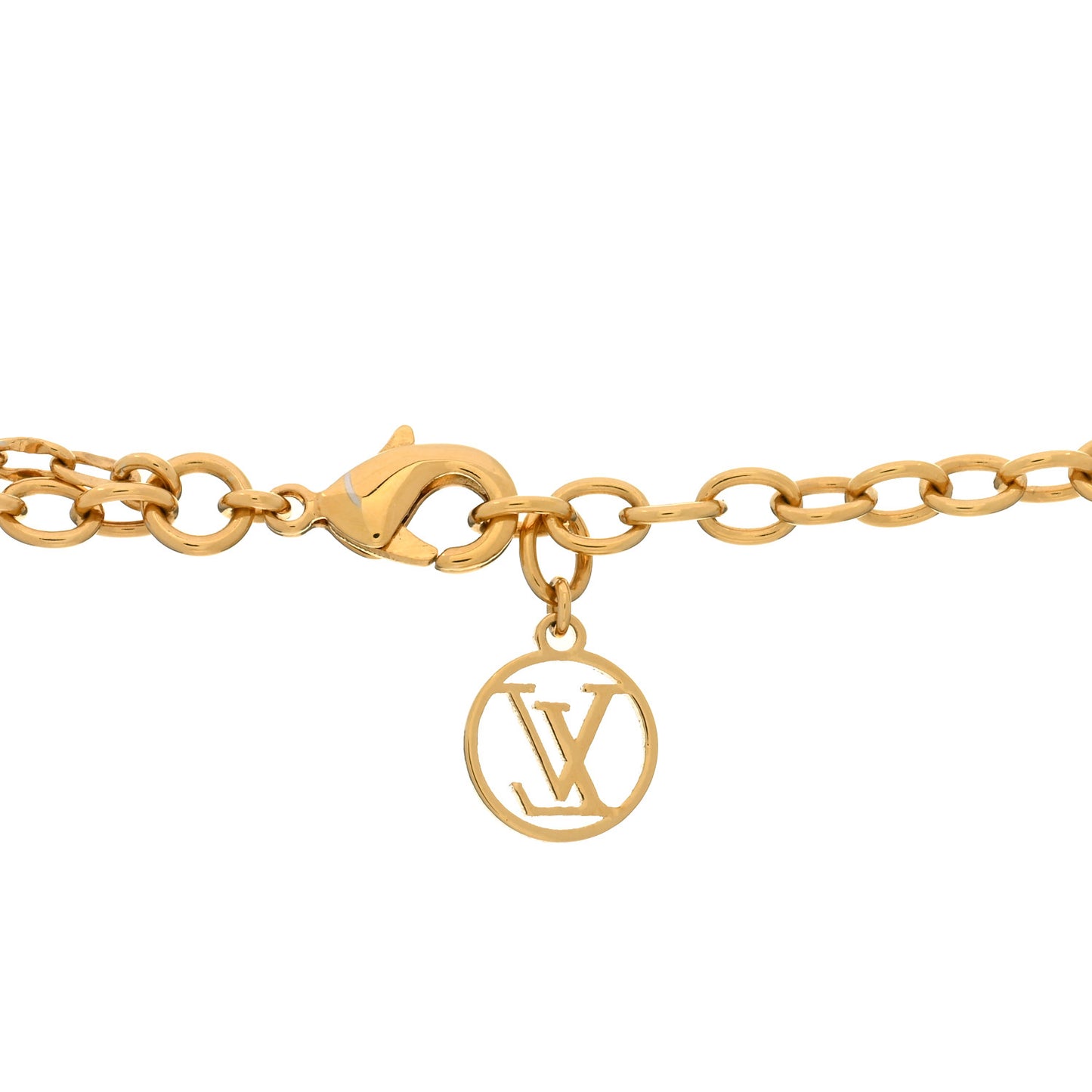 Metal Blooming Strass Necklace Gold