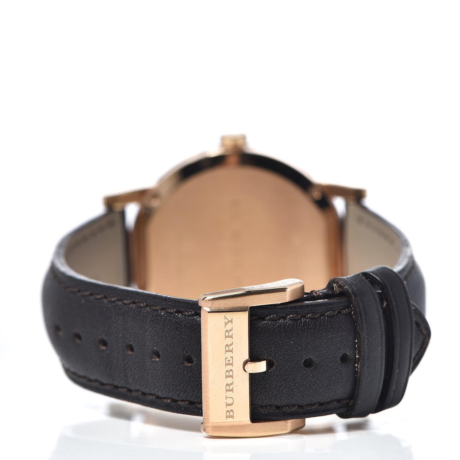 Burberry Stainless Steel Calfskin 38mm The City Quartz Watch Taupe BU9013 4 of 9