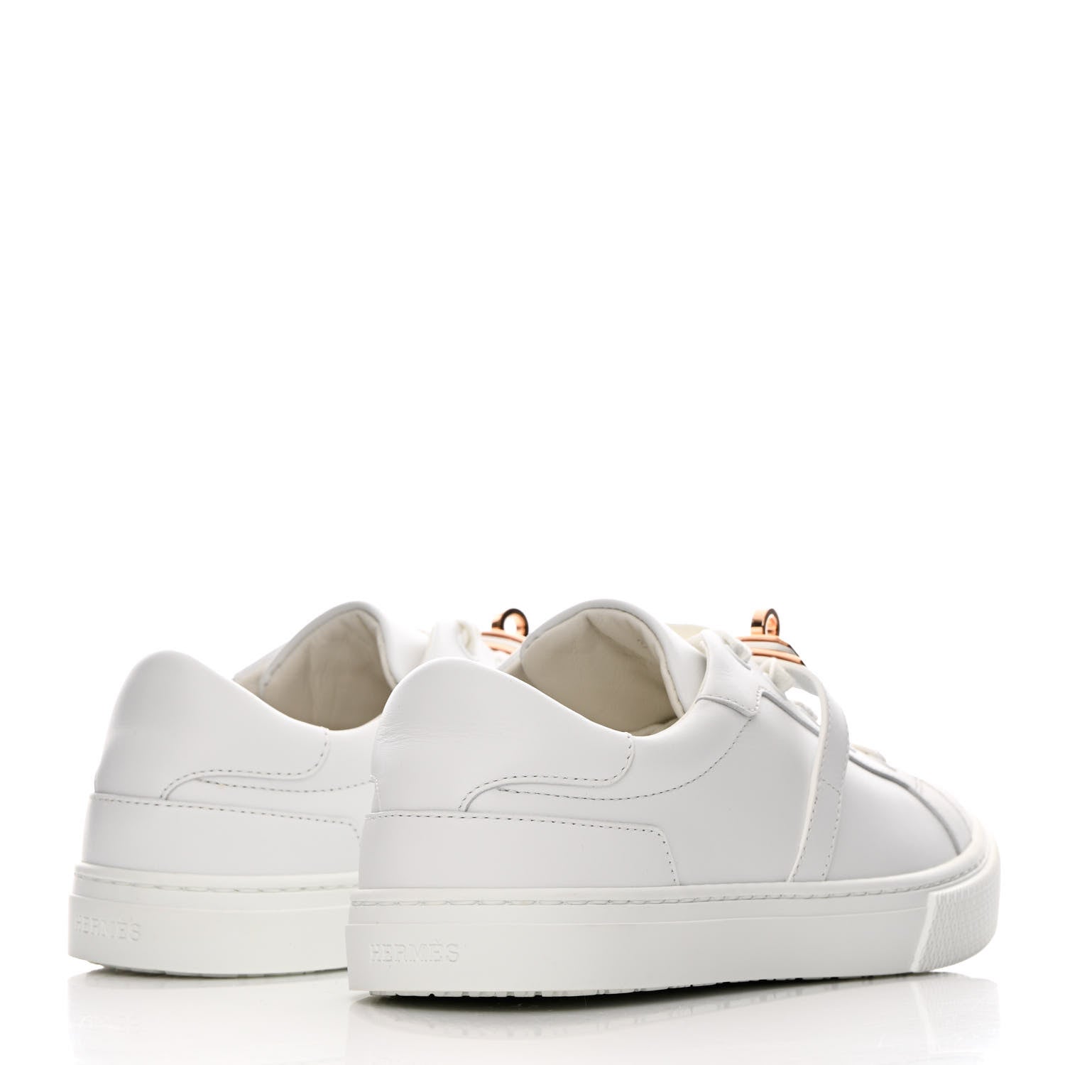 Hermes Calfskin Day Sneakers 35.5 White 4 of 12