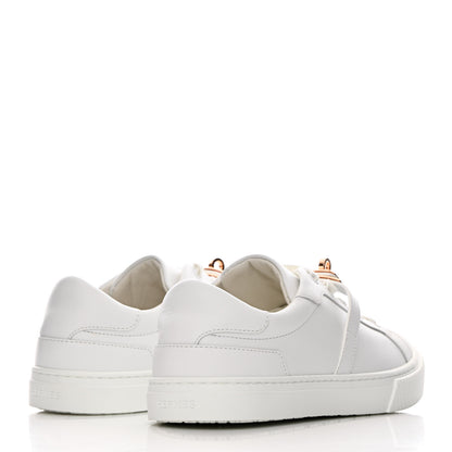 Hermes Calfskin Day Sneakers 35.5 White 4 of 12