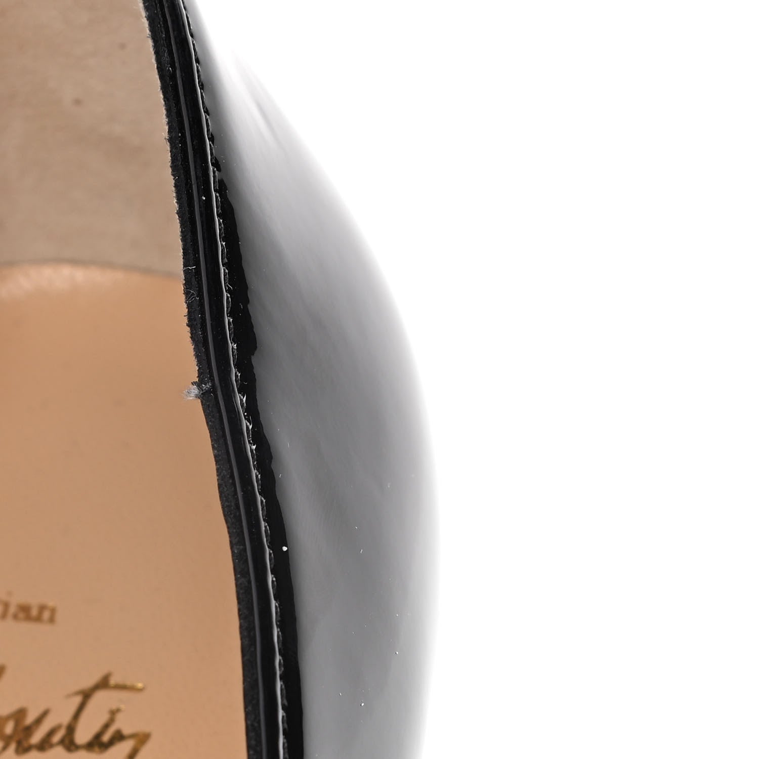 Christian Louboutin Patent Decollete 554 85 Pumps 39 Black 888600