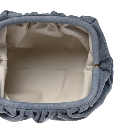 Bottega Veneta Denim Teen Pouch Clutch 5 of 7