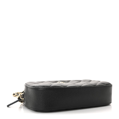 Chanel Caviar Quilted Vanity With Chain Black 4 of 11