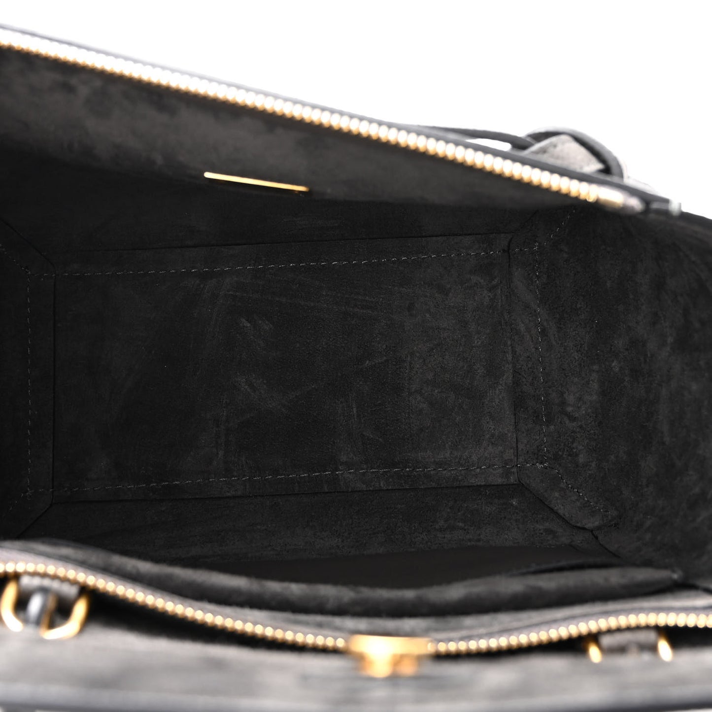 Grained Calfskin Micro Belt Bag Grey