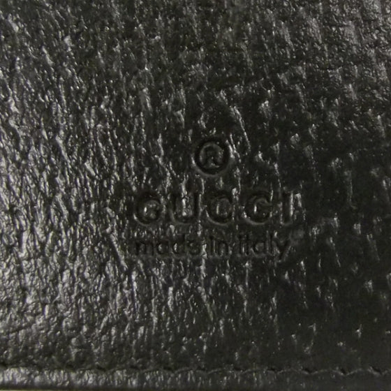 Leather Monogram Continental Bamboo Wallet