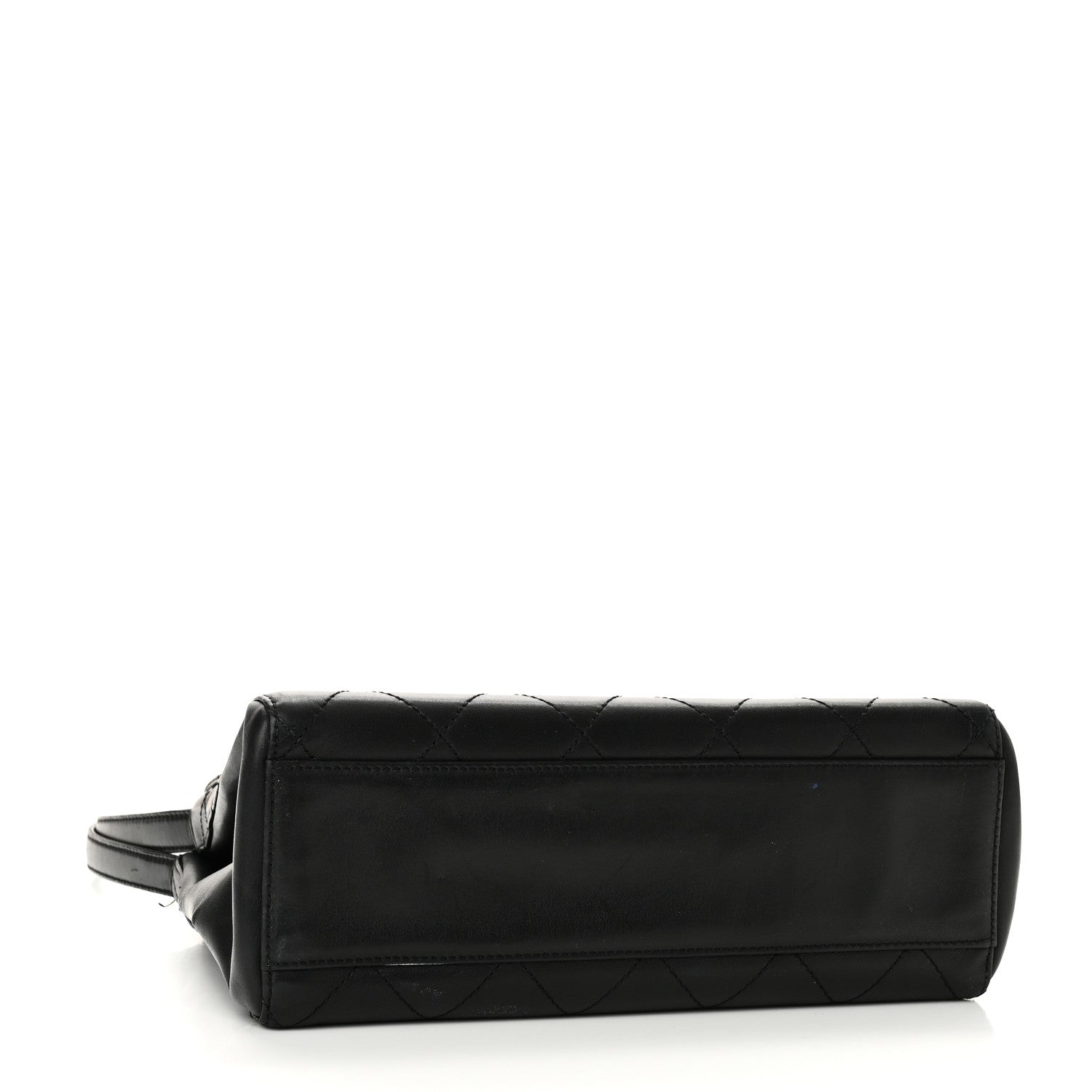 Chanel Lambskin Quilted CC Flap Shoulder Bag Black 4 of 12