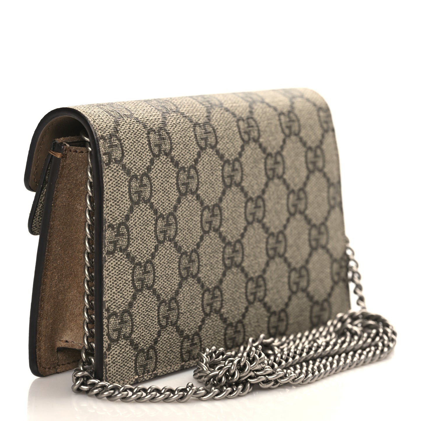 GG Supreme Monogram Super Mini Dionysus Shoulder Bag Taupe