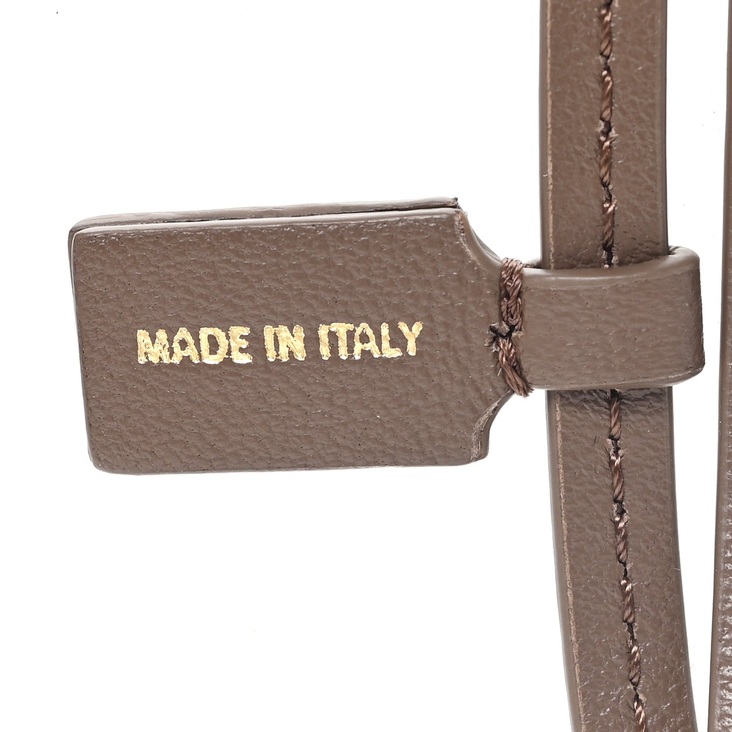 Lambskin Mini CC Bag Charm Light Brown