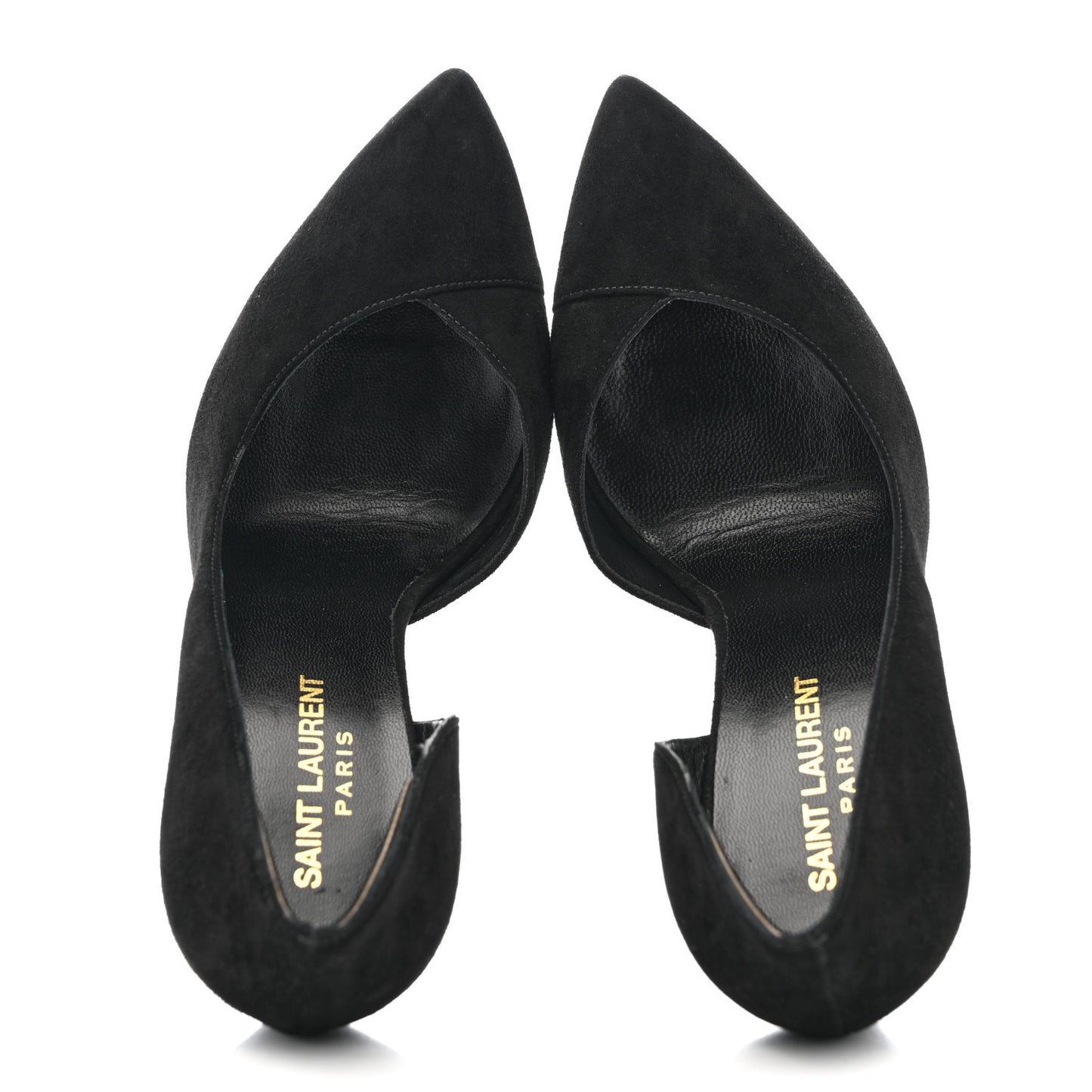 Suede Janis 105 D'Orsay Pumps 38 Black