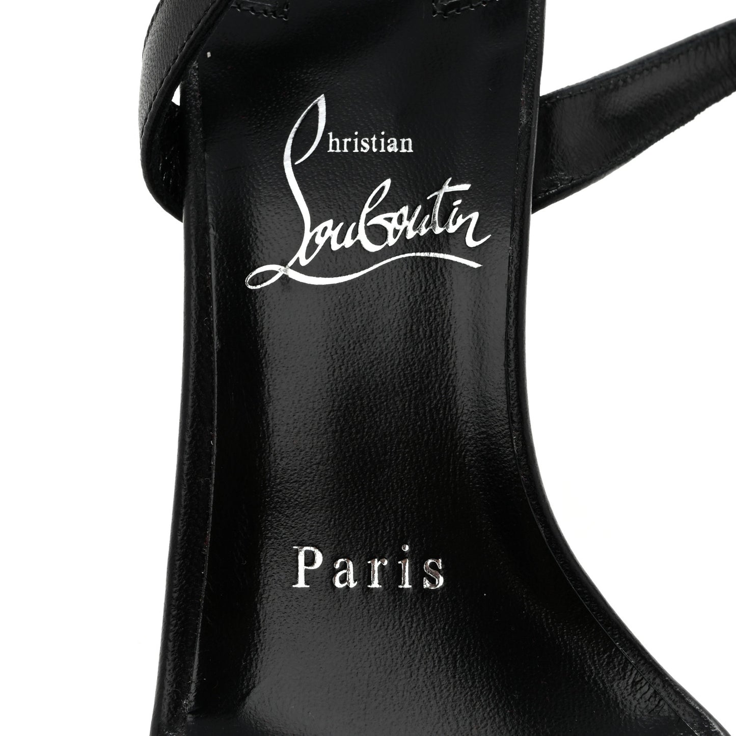 Nappa Loubigirl 85 Sandals 36.5 Black