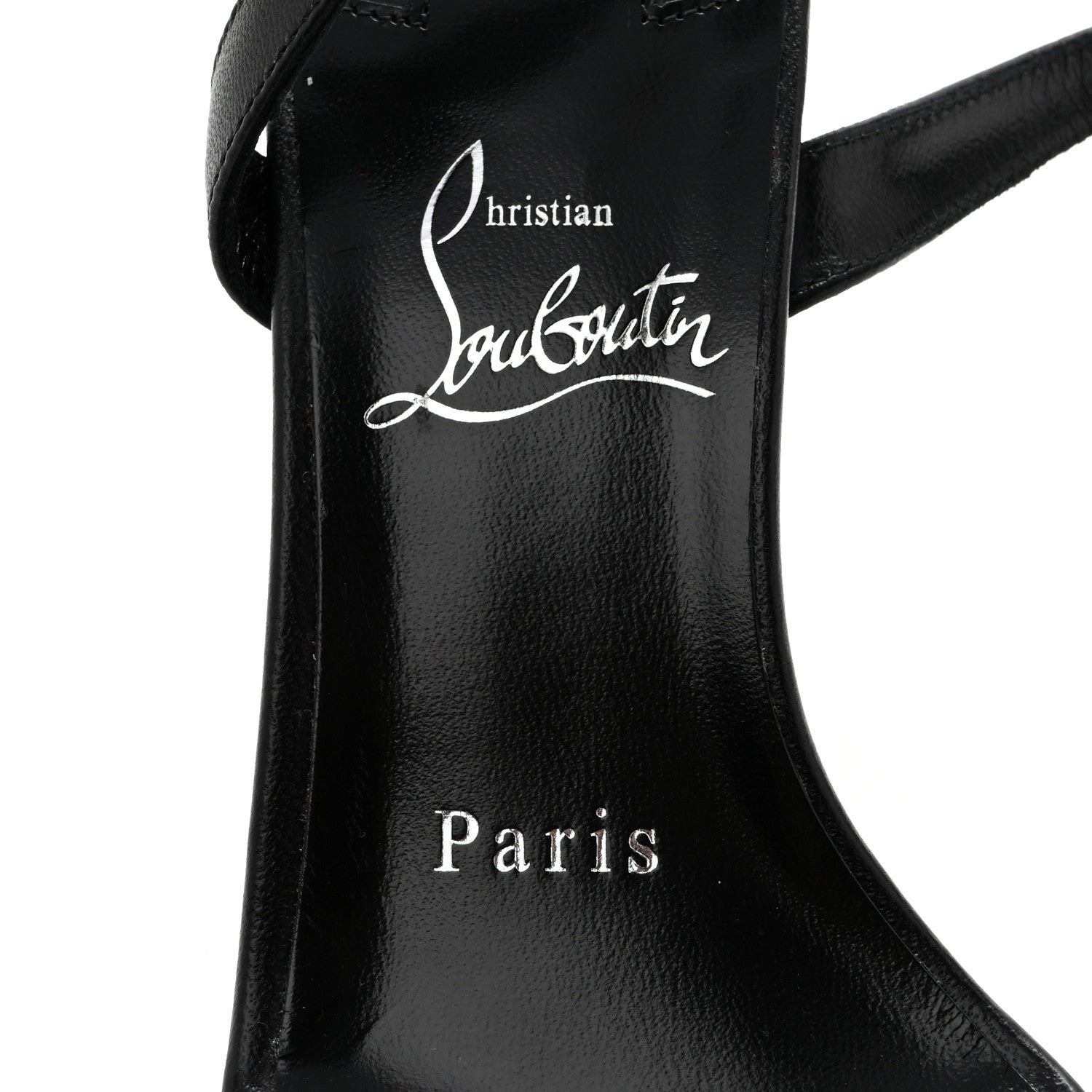 Christian Louboutin Nappa Loubigirl 85 Sandals 36.5 Black 7 of 9