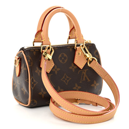 Louis Vuitton Monogram Nano Speedy Bandouliere 3 of 10
