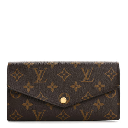 Louis Vuitton Monogram Sarah Wallet NM Rose Ballerine 1 of 9