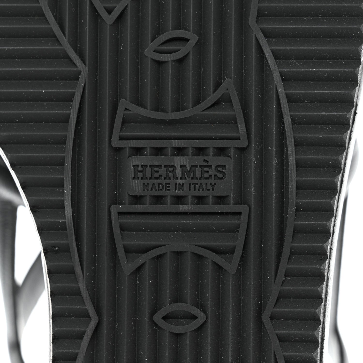 Hermes Nappa Gipsy Sandals 39 Black 8 of 8