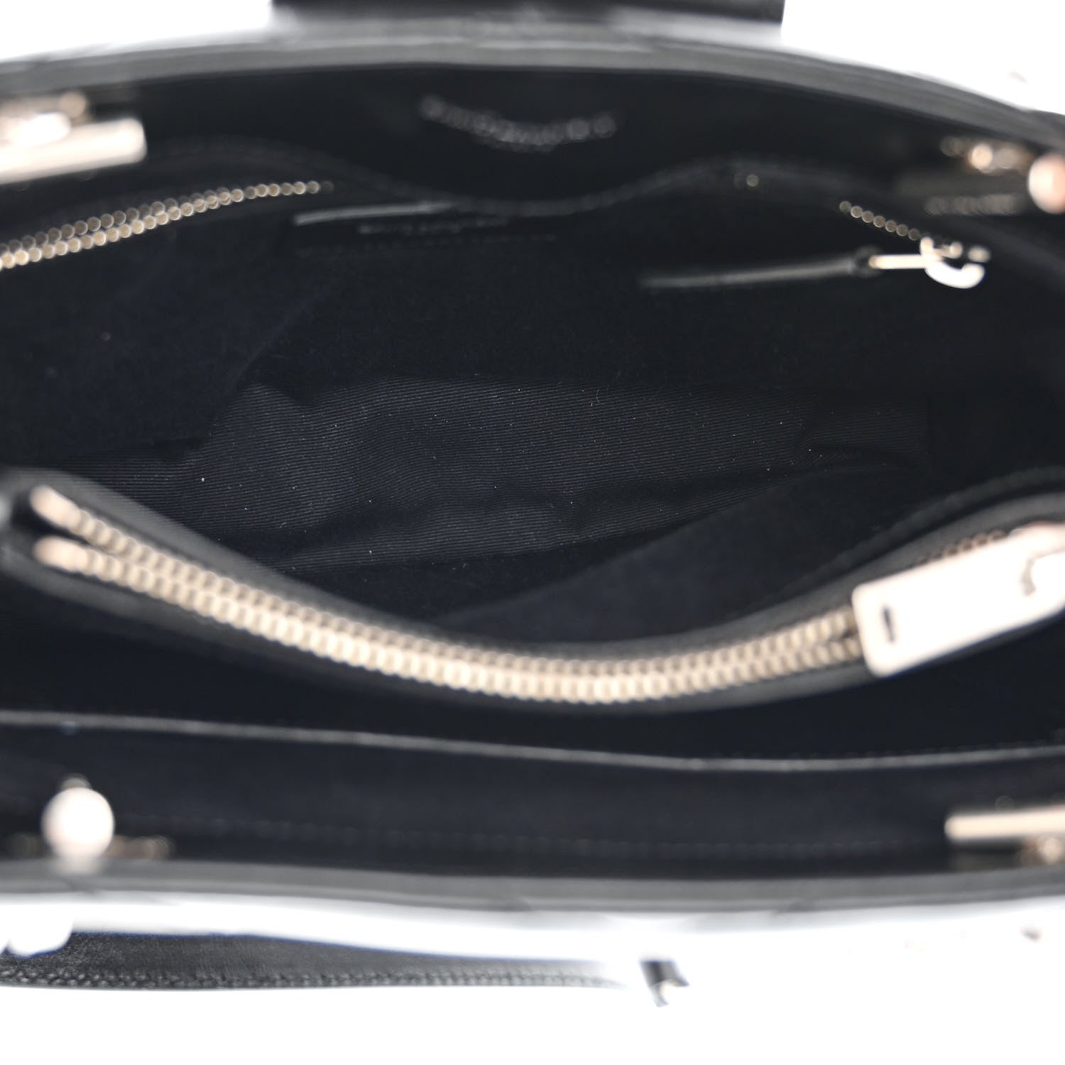 Saint Laurent Calfskin Y Quilted Monogram Small Loulou Shopper Black 5 of 11