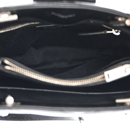 Saint Laurent Calfskin Y Quilted Monogram Small Loulou Shopper Black 5 of 11