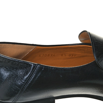 Gucci Goatskin Mens Horsebit Loafers 8.5 Black 10 of 10