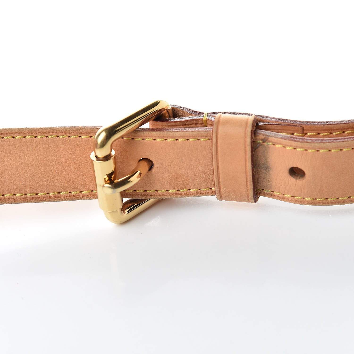 Louis Vuitton Vachetta 25mm Adjustable Shoulder Strap VVN 6 of 7