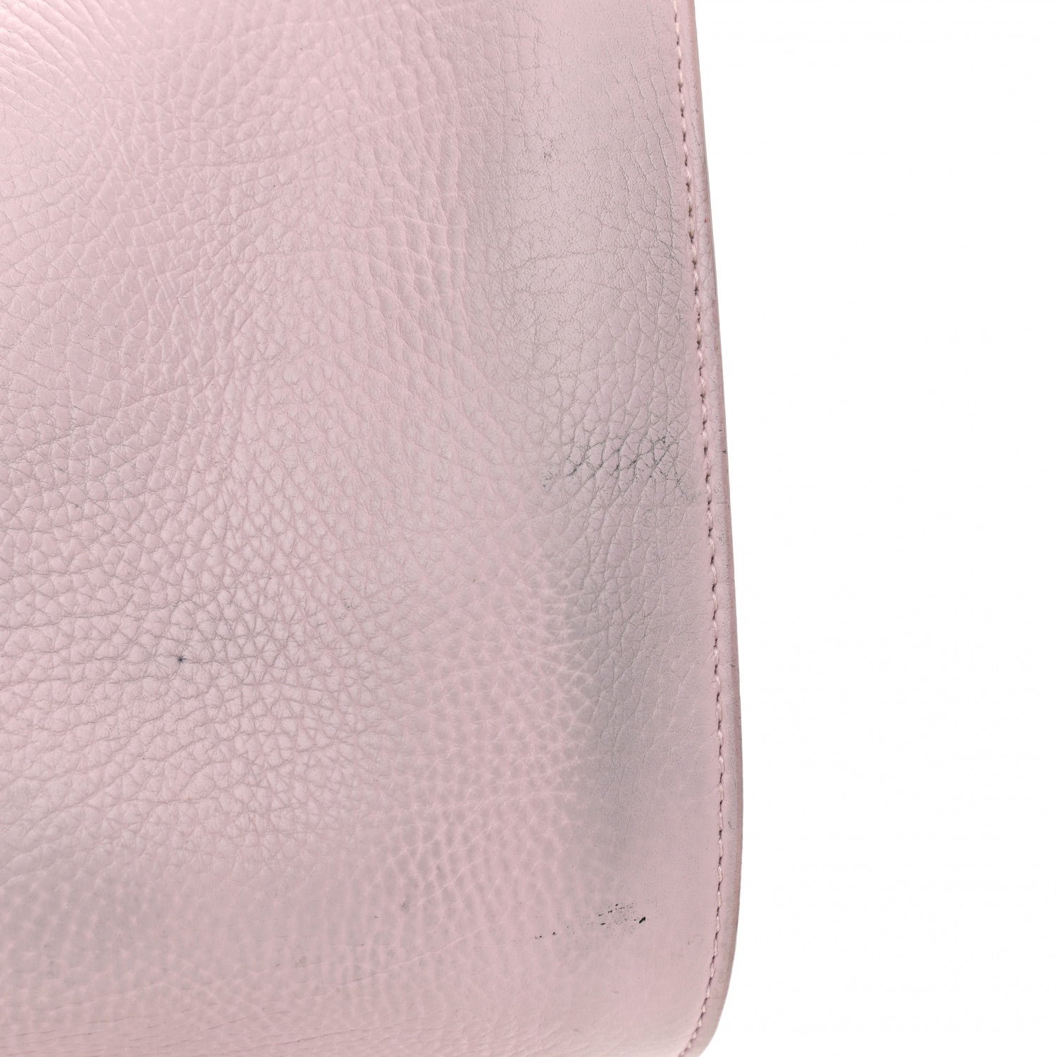 Balenciaga Grained Calfskin M Tube Round Tote Rose Poudre 18 of 18